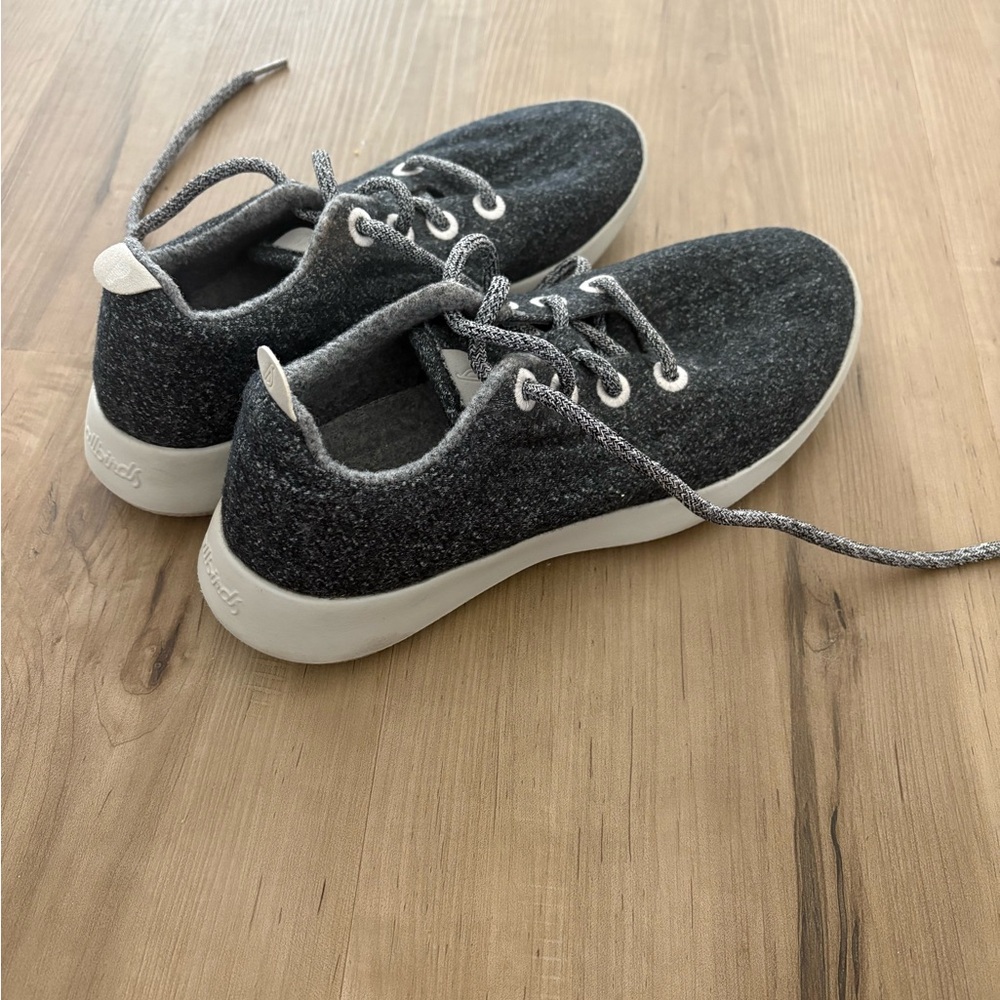 Allbirds Women's Wool Lace up Shoes in Charcoal Gray